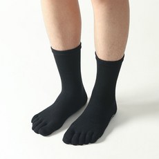 NicoFun 男士五趾瑜珈襪 運動防滑短筒襪 (25-27.5cm)