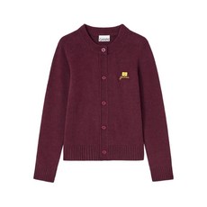 가니 라운드 넥 가디건