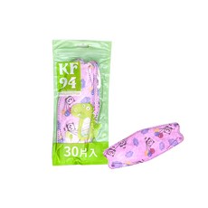 韓版KF94【Y9920】, 進口魚型粉熊貓兒童, 1個, 30片