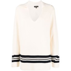 래그앤본 스트라이프 트리밍 오버사이즈 스웨터