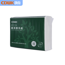 CDWK 擦手紙盒 壁掛式免打孔 衛生間紙巾盒 廚房抽紙盒, 1, 1, 擦手纸1包(200抽)