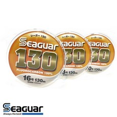 SEAGUAR 日本卡夢線 高級碳纖線 130M, 透明, 1個