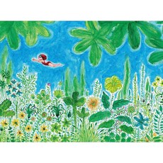 雷諾瓦拼圖文化坊 悠游綠海 Sea of Green 504片 躲進世界的角落 幾米, 1個