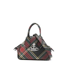 비비안웨스트우드 야스민 타탄 체크 미니 크로스 백
