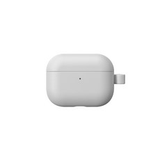 Mooke AirPods Pro 3 Nappa 皮革保護套, 銀白色, Mooke AirPods Pro 3 Nappa 皮革保護套-銀白色