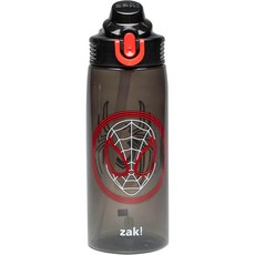 啵比小舖 Zak Designs 兒童吸管水壺 冷水瓶 防漏水設計 710ml - 多款可選, 1個, Marvel Spider(sage)