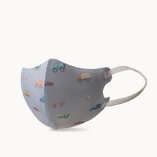 一心婦幼|一心一罩 幼幼3D立體醫用口罩 車車妙世界 (12入/袋), 1個, 車車妙世界(12入/袋), 12片