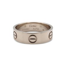 까르띠에 중고 러브 18K 화이트 골드 링