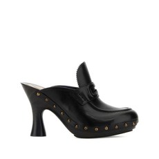 버버리 레더 뮬 100mm