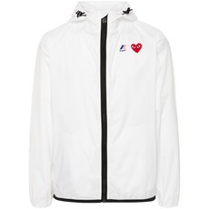 꼼데가르송플레이 꼼 데 가르송 플레이 X 까웨 하트 패치 경량 재킷