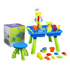 MERCONSER 建雄 39件套沙水桌, M012 - 39件套沙灘桌 英文包裝, 3025g, 1套