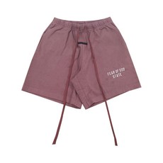 피어오브갓에센셜 로고 프린트 쇼츠