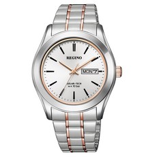 CITIZEN CITIZEN 男款 Regeno 太陽能科技防水不鏽鋼金屬手錶 KM1-237-91