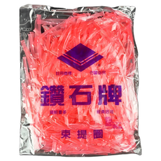 吉立食品鑽石牌溜束/綁提圈/塑膠繩, 紅色, 1套裝