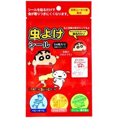 日本 兒童防蚊貼紙 天然尤加利油 蠟筆小新 Hello Kitty 24入, 1個