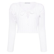 알렉산더왕 크롭 골지 스웨터