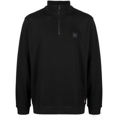 보스 하이 넥 하프 지퍼 스웨트셔츠