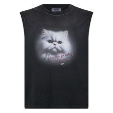 GCDS 캣 박시 탱크 탑