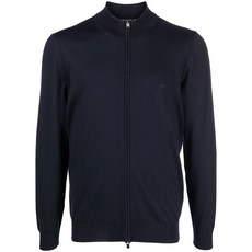 보스 파인 니트 집업 가디건