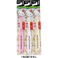 EBISU 兒童牙刷 惠百施 幼兒, 1個, 0.5~2歲-KITTY寬頭(顏色隨機)
