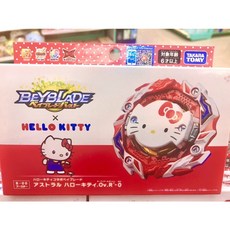Hello Kitty 凱蒂貓 戰鬥陀螺 聯名限定陀螺 BEYBLADE BBG-40 展場限定, 1個, 紅色