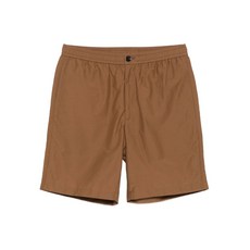 띠어리 밴딩 웨이스트 코튼 혼방 데크 쇼츠