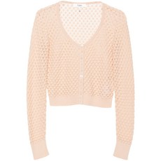 끌로에 크롭 포인텔 니트 가디건