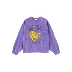 가니 그래픽 프린트 스웨트셔츠