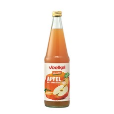 【德國Voelkel】 蘋果原汁 700mL 效期至2027/6/17 歐盟認證 無加糖與防腐劑 100%天然果汁 非濃縮還原 原裝進口, 1個, 蘋果汁 2026/9/4