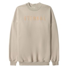 피어오브갓 로고 자수 긴소매 스웨트셔츠