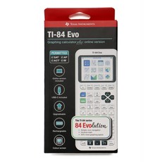 Texas Instruments TI-84 EVO 彩色版繪圖計算機 (台灣公司貨保固) -彩色螢幕可充電考試認證(TI-84 Plus CE Python ), 1個