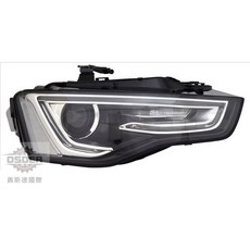 奧斯德VAG 8T0941043 8T0941044 適用於 奧迪 A5 2012-2017年 大燈 頭燈, 1個, 左-駕駛座