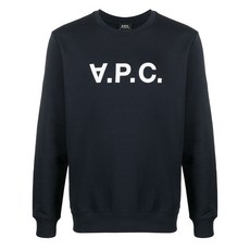 A.P.C. 로고 프린트 라운드 넥 스웨트셔츠