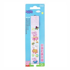 Peppa Pig 佩佩豬 寶寶安撫奶嘴夾, 粉色, 1個