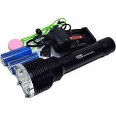 38W(白光/黃光)潛水鋁合金手電筒 T823A, 1個