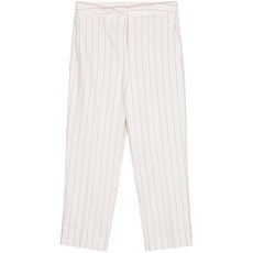 세미쿠튀르 핀스트라이프 크롭 팬츠