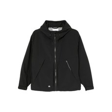 초콜릿 로고 프린트 재킷