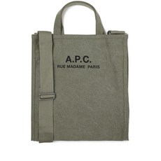A.P.C. 로고 프린트 토트 백