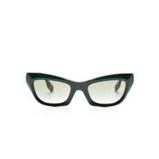 버버리 레터링 로고 장식 틴트 선글라스