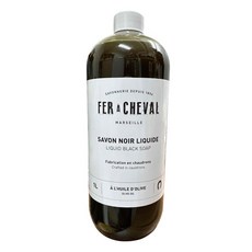 拉夏 南法莊園薰衣草黑皂液1L+500ml補充包,天然薰衣草精油,溫和不刺激多用途清潔劑, 1個, 薰衣草黑皂液1L(2025年後到期)