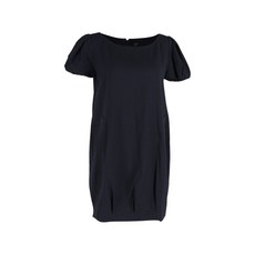 알렉산더 맥퀸 중고 퍼프 소매 포켓 미니 드레스