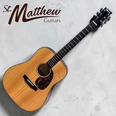 St. Matthew Guitars 鋼弦吉他, 原木色, 1個, D-1 PLUS
