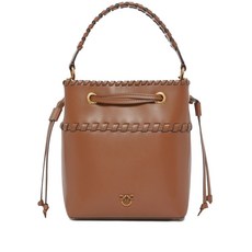 핀코 레더 버킷 백