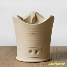 黃樹藩茶具白泥茶爐砂銚玉書煨燒水壺潮州功夫茶具四寶高溫陶瓷手工製品, 1個, 炭火爐