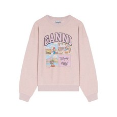 가니 X 디즈니 코믹 프린트 스웨트셔츠