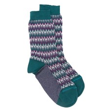 미쏘니 지그재그 크루 양말