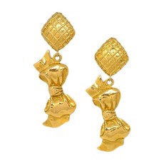 샤넬 중고 1990-2000's 보우 디테일 클립온 이어링