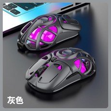 台灣保固蝰蛇X10 三模無線鼠標藍牙有線輕量化鏤空游戲辦公電競筆記本電腦, X10_灰色-【1K回報率】