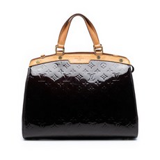 루이 비통 중고 2012 Monogram Vernis Brea GM satchel