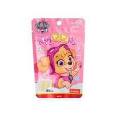 【齒妍堂】Lab52 汪汪隊立大功 無糖QQ糖 30g 乳酸多多 葡萄 草莓 水蜜桃, 1個, 無糖QQ糖【草莓】小包裝-12顆